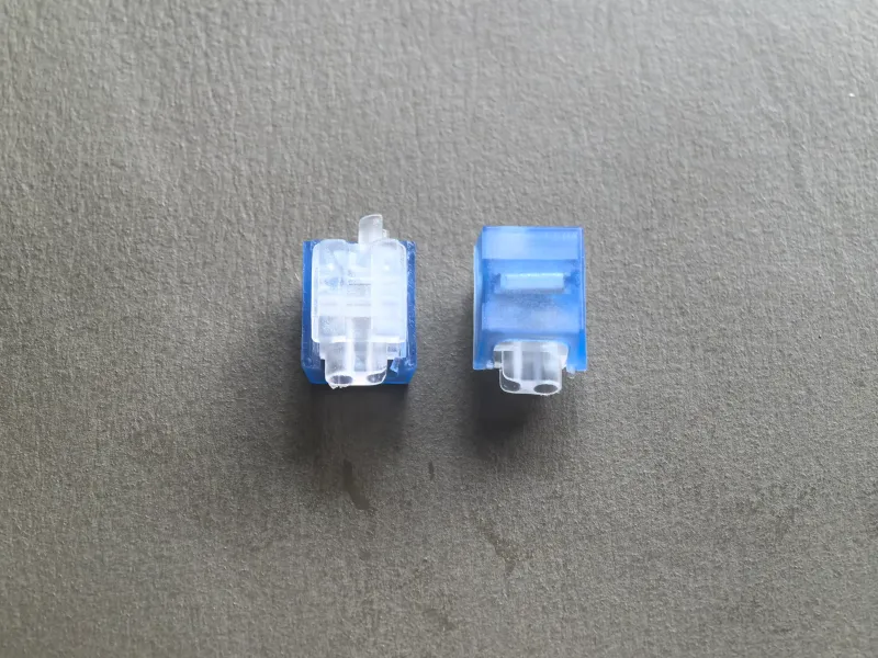 UB2A bridge connector front and back views