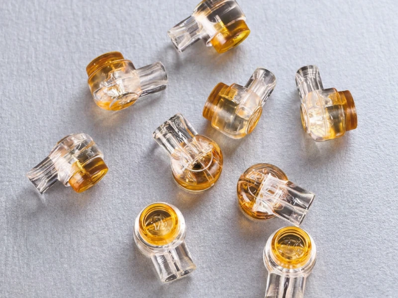 UY gel-filled IDC splice connectors scattered view