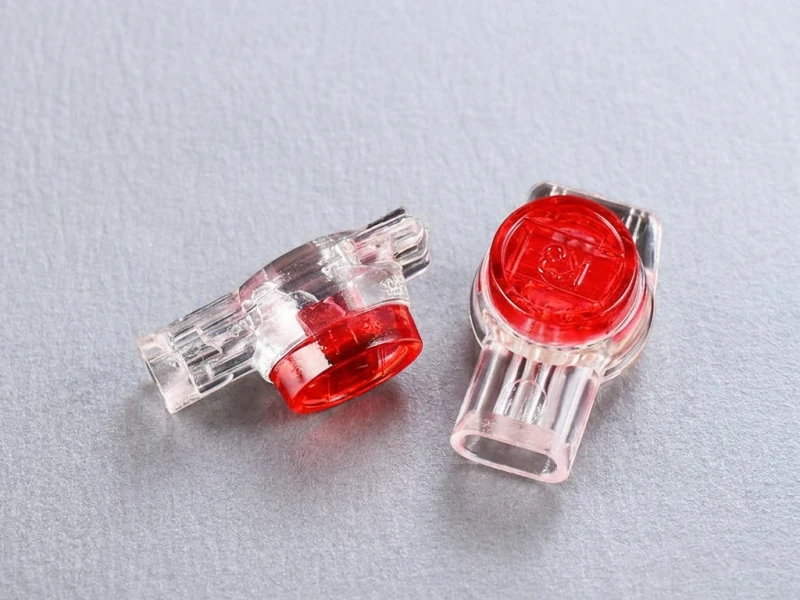 UR red gel-filled connector