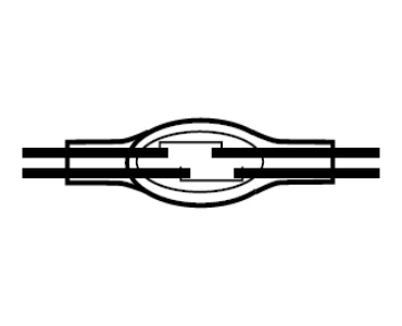 U1R connector wiring diagram for full-pair inline splicing